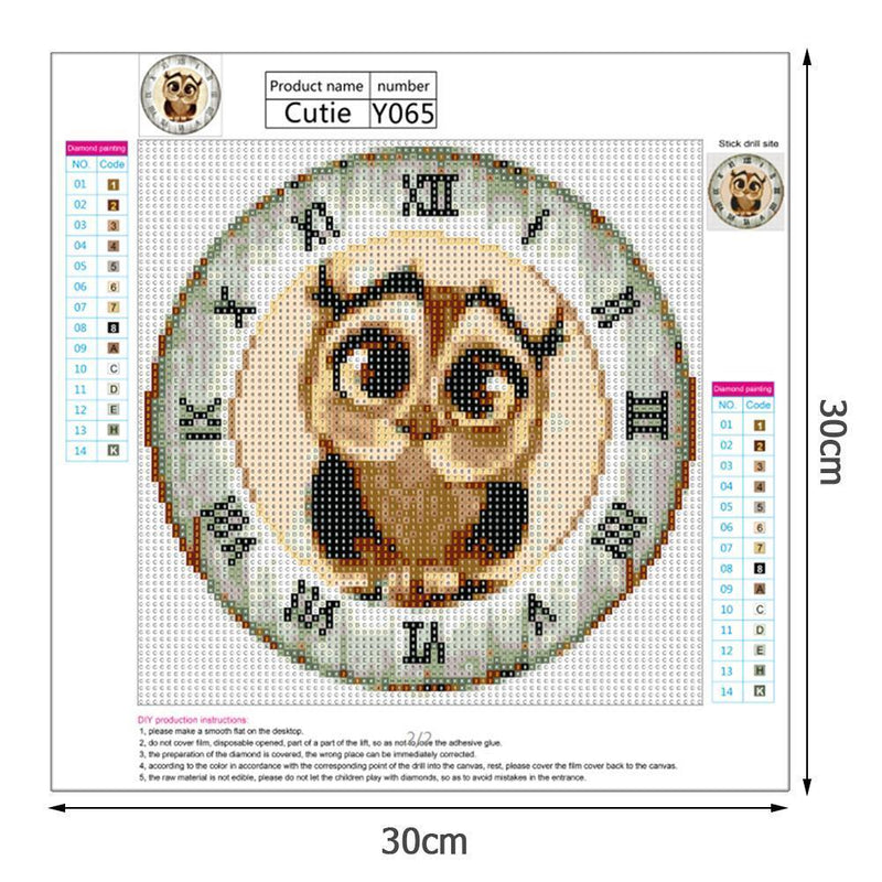 Bird DIY Full Drill Round Diamond Painting Embroidery Kits Needlework Newly