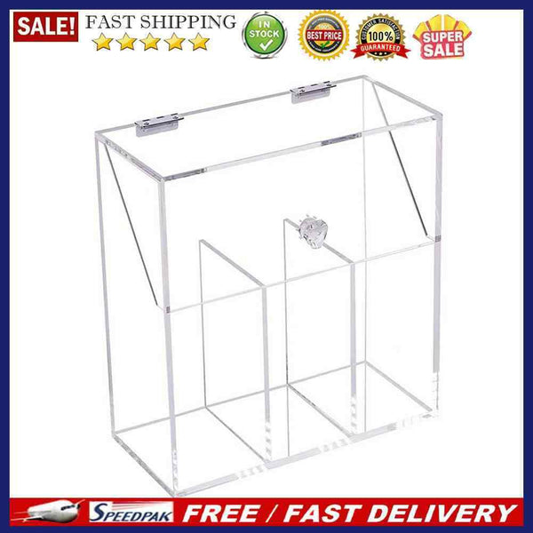 Acrylic Cosmetic Storage Box Dustproof Makeup Brushes Container Holders