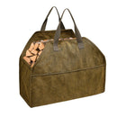 Camping Package Log Storage Holder Canvas Firewood Carrier Bag Log Tote Bag