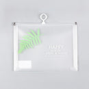 Ring zipper Pencil Case Transparent Document Bag Paper Holder File Folder