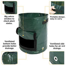 Plant Grow Bags with Flap, Potato Planting Pouch for Balcony, Indoor, Outdoor