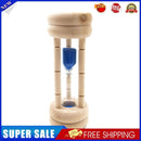 3min Wooden Hourglasses Teeth Brushing Sandglass Timer Kids Toys (Blue)