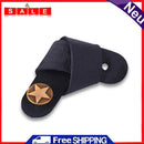 Leather Electric Guitar Strap Holder Button Safe Lock Belts for Bass Ukulele