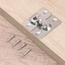 Clasp Lock Sliding Door Chain Locks Anti-theft Deduction 90 Degree Hasp Latches
