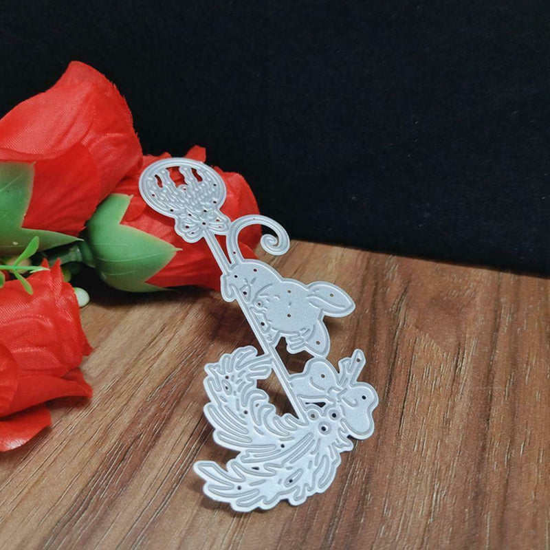 Christmas Mouse Metal Cutting Dies Scrapbooking Stencil Paper Decor DIY M1G9