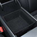2pcs Flocking Organizer Container for Tesla 3/ Y Car Central Armrest Storage