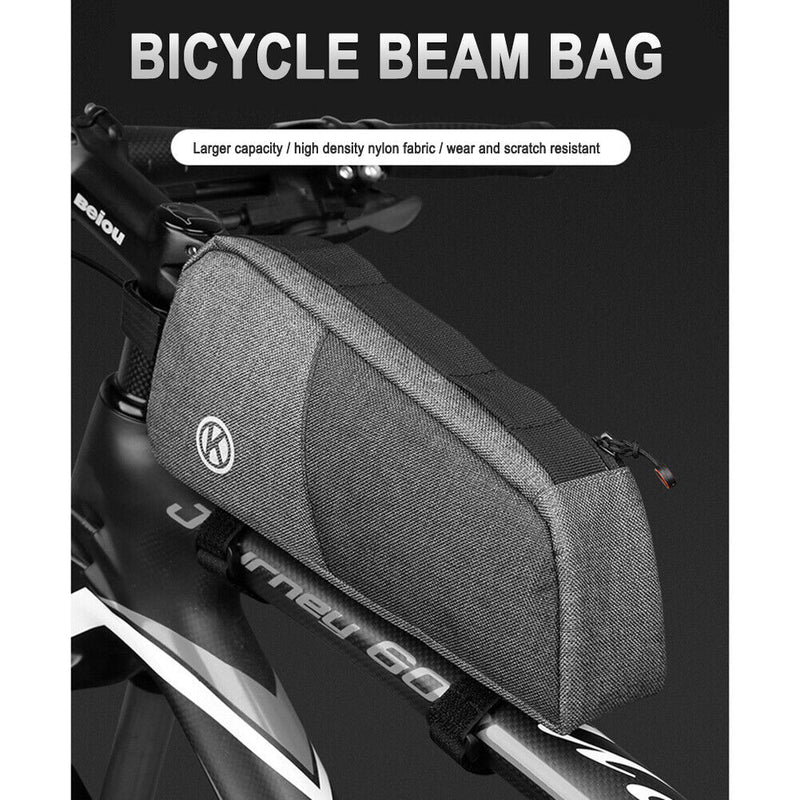 Bicycle Frame Front Top Tube Bag Large Capacity Waterproof MTB Road Bike Po