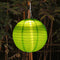 8 inch LED Round Solar Lantern Waterproof Pendant for Garden Decor (Green)