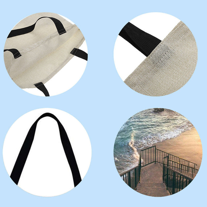 The Dragon Good Seaside Women's Large Capacity Printed Shoulder Shopping Bag