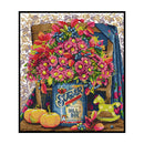 Partial Embroidery 14CT Needlework Set Cross Stitch Kit Daisy Flower Artwork