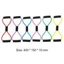 8 Word Yoga Chest Expander Rope Rubber Elastic Band Fitness Exercise Equipmen