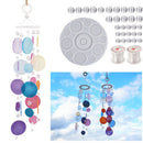 Creative DIY Wind Chime Epoxy Mold Kits Silicone Craft Ornaments Making Props