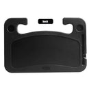 Car Steering Wheel Desk Tray ABS Plastic Laptop Tablet Eating Desk (Black) Newly