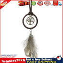 3 x Unique Key Chain Ring Feather Bead Dream Catcher Keyring Keychain Newly