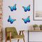16.5cm Metal Wall Hanging Butterfly Insect Sculpture Home Wrought Iron Butter