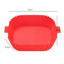 #A Silicone Air Fryers Mat Waterproof Reusable for Home Kitchen Oven Steamer Coo