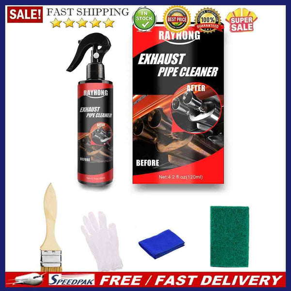 Car Exhaust Pipe Cleaner Kits Rust Remover Metal Surface Maintenance Equipment