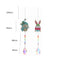 2pcs Crystal Wind Chimes Diamond Hanging Light Catcher Home Decor (ZH017)