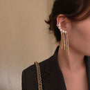 Women's Jewelry Tassel Ear Cuff Earrings Chain Ear Clips Cartilage Clip