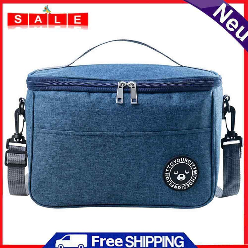 Portable Lunch Insulation Bag Thermal Drink Carrier for Outdoor Camping Picnic