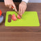 10pcs Plastic Non Slip Anti Bacterium Cutting Board Chopping Block(Green)