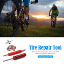 20pcs Tire Schrader Valve Core with Dual Single Head Remover+4-Way Valve Tool