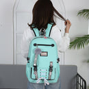 #A Casual Backpack Large-capacity Bookbag Pompom Sports Backpack for Outdoor S