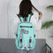 #A Casual Backpack Large-capacity Bookbag Pompom Sports Backpack for Outdoor S