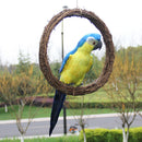 25cm Rattan Ring Artificial Flowers Dried Plants Garland DIY Floral Wreath Newly