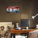 License Plate Retro Metal Plate Tin Sign Iron Painting Wall Art Decoration