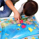 Baby Inflatable Water Play Mat Tummy Time Playmat Fun Activity Play Center