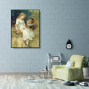 Painting By Numbers DIY Happy Kids Together Hand Painted Artwork Picture Cr