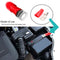 Ahomi 10x Car Audio Power Plug with 4 AWG Gauge M8 Male, Red & Black