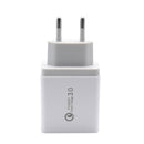 US EU Plug QC 3.0 USB Charger Square Quick Charge Wall Phone Charging Adapter