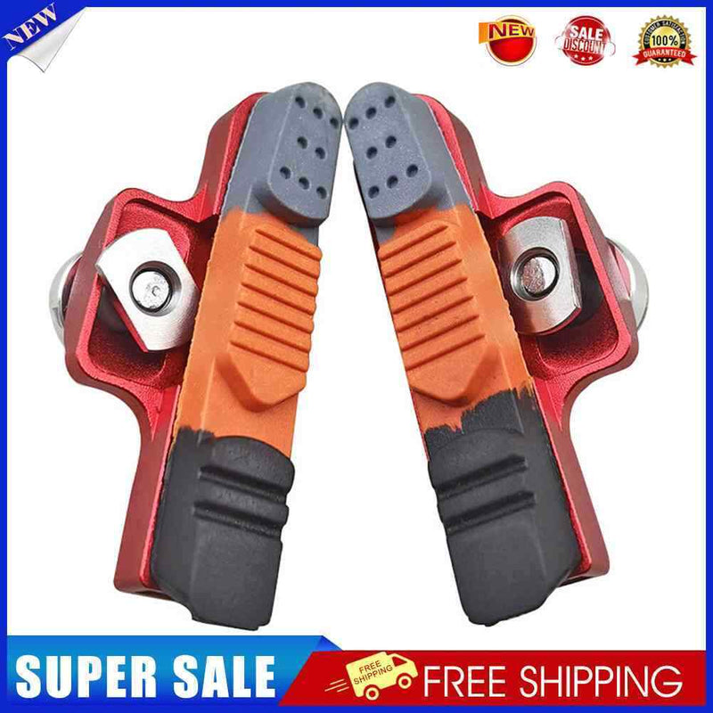 #A Poday 1 Pair Road Bicycle Brake Block Aluminum Alloy Cycling C Clamp Parts