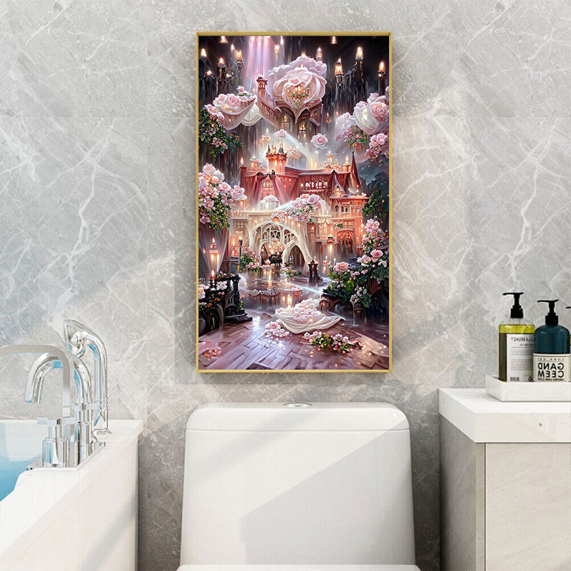 5D DIY Full Square Drill Diamond Painting Rose Home Decoration Art Craft (F727)