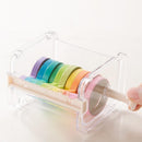 2pcs/Set Tape Dispenser Desktop Tape Cutter+Hollow DIY Photo Album Template
