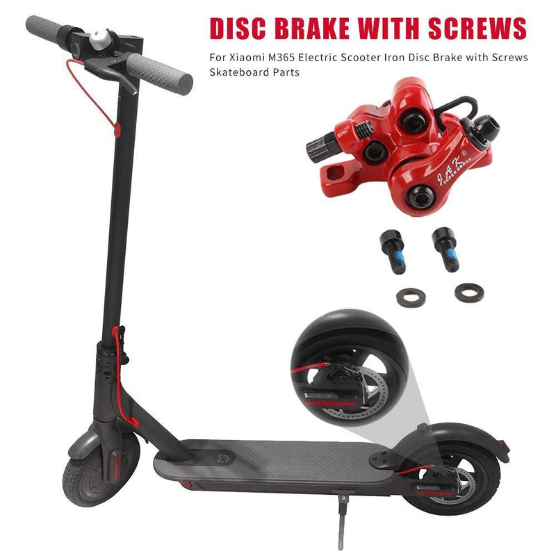 Electric Scooter Disc Brake w/ Screw Skateboard Replacement Accessories for M365