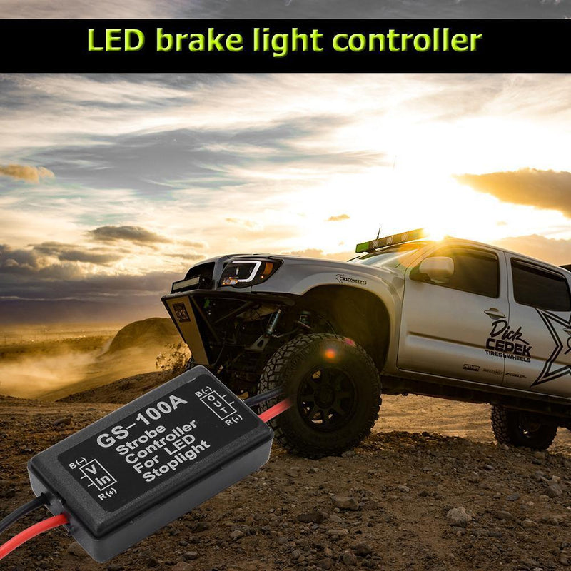 GS-100A Car LED Brake Light Third Stop Lamp Strobe Controller Flasher Modules