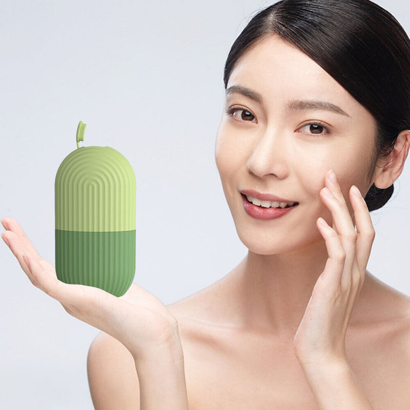 Silicone Face Ice Roller Facial Cooling Massager Cold Therapy Beauty Skin Care