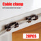 20x Self-Adhesive Cable Organizer Clips ABS Plastic Wire Cable Cord Managemen