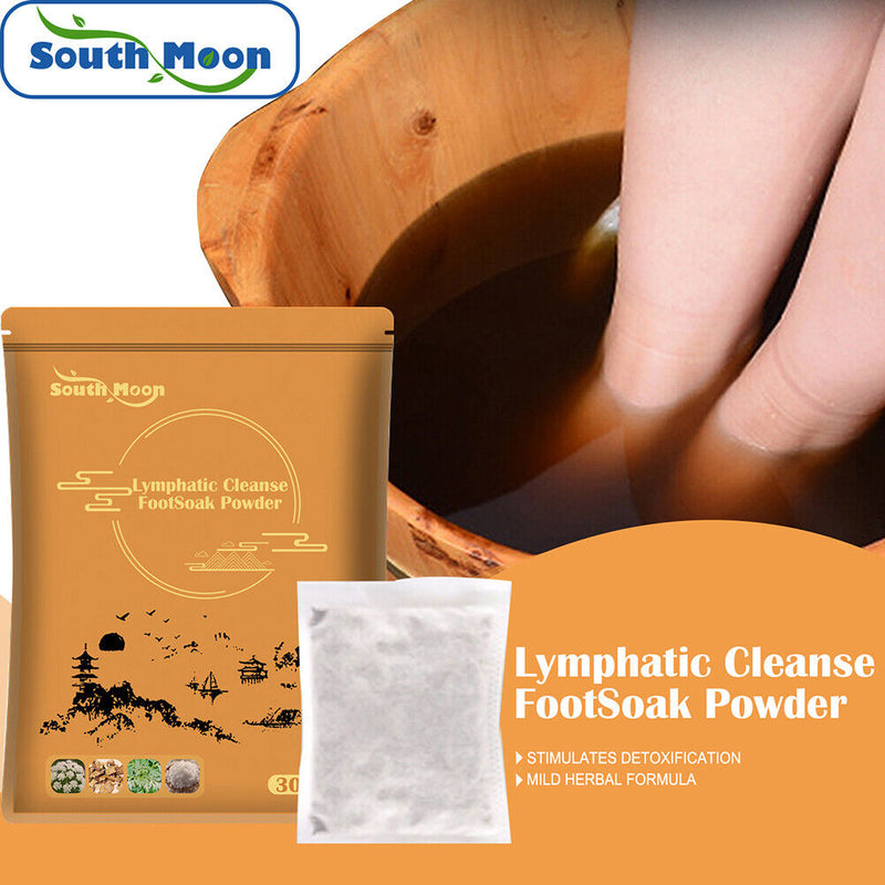 Foot Bath Powder Lymphatic Cleansing Health Care Household Portable Supplies