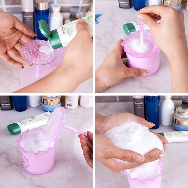 Unisex Beauty Facial Cleaning Foam Device Cup Whipped Bottle Tool