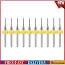 10pcs Circuit Board PCB Drill Bits Tungsten Steel Twist Drill Bits (1mm)