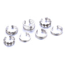 Beach Open Summer Finger Rings Adjustable Toe Rings Set Knuckle Foot Ring