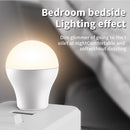 3pcs USB Plug Night Bulb Small Book Lamps LED Reading Light (Warm Light) Newly