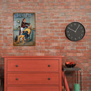 20x30cm Barber Shop Print Rectangular Metal Waterproof Iron Sheet Draw