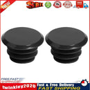 2pcs Bicycle Handlebar Plug Plastic Mountain Bike Grips End Covers (Black) Newly