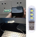 2pcs/Lot U Disc Mold LED USB Lamp Night Light Portable Mini Computer Lamp