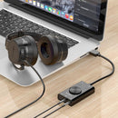 Widewing SC2 External USB Sound Card Adapter Volume Control Audio Card for MacB